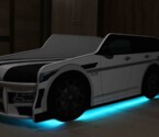 Дитяче ліжко машина Еліт БМВ графіт Е-1 / ELIT BMW