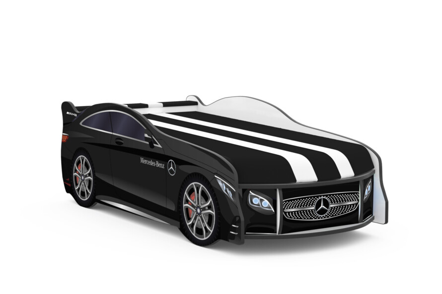 Ліжко машина Спейс Мерседес / SPACE Mercedes Колір Білий