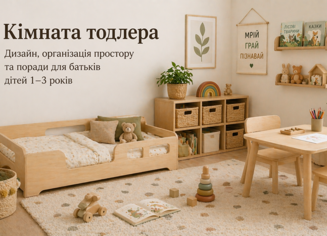 Облаштування кімнати для тодлера