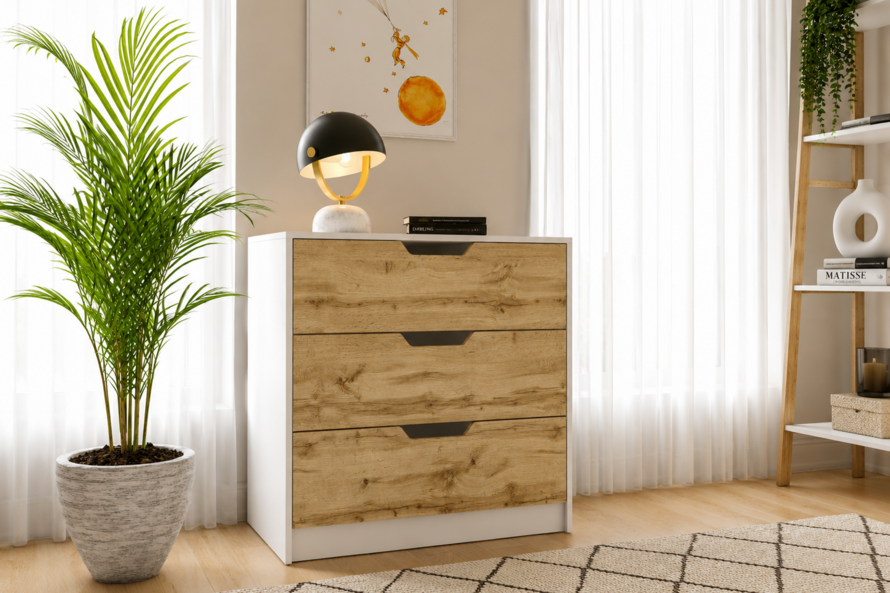 Комод Тінейджер тахо+білий / Dresser Teenager