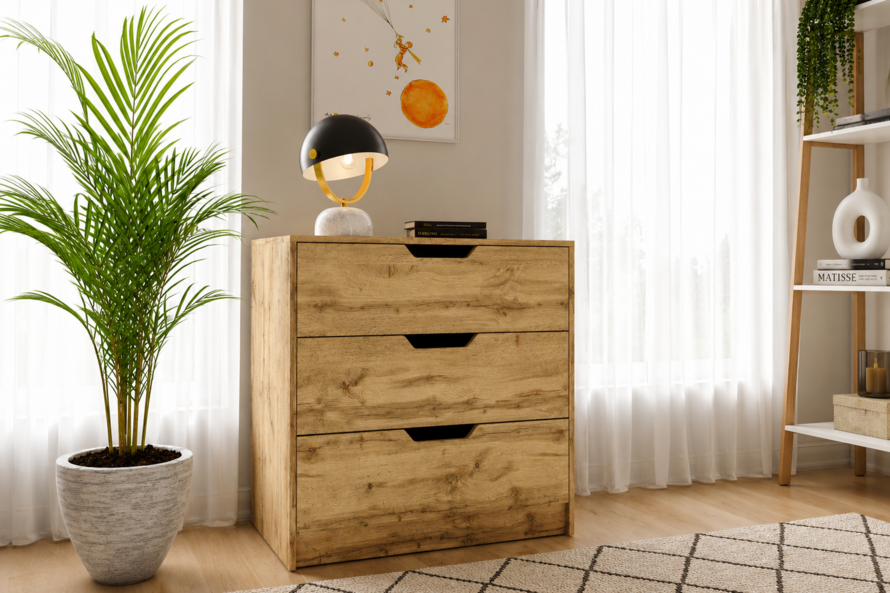 Комод Тінейджер тахо+білий / Dresser Teenager