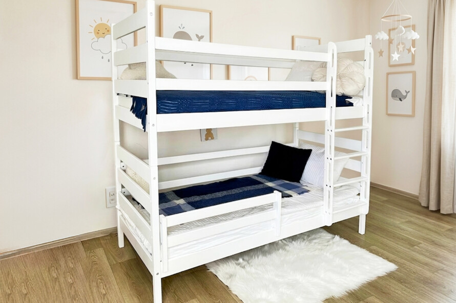 Кровать двухъярусная Амели (бук) Цвет RAL