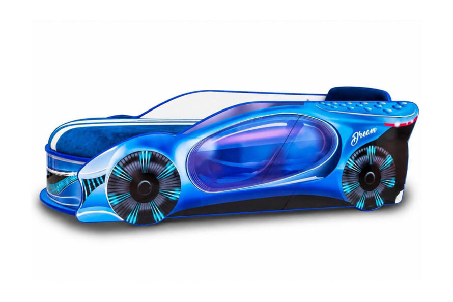 Детская кровать машина Люкс Мерседес Мечта синяя / LUXE Mercedes DREAM
