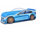 Детская кровать машина Люкс Тесла красная  / LUXE Tesla