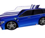 Ліжко машина Преміум БМВ / PREMIUM BMW  колір синій
