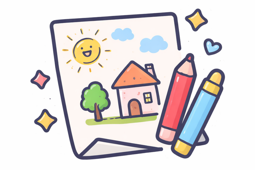 Ліжко з шухлядою та захисним бортиком Кіндер Кул - малюнки для хлопчика / KINDER-COOL