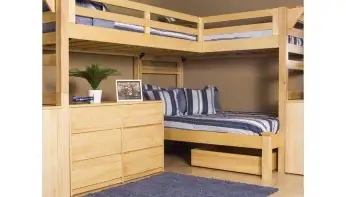 Детская двухэтажная кровать - универсальное решение для детской комнаты