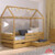 Ліжко Будиночок Аммі (бук) Колір Комбі Венге + Білий