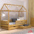 Дитяче ліжко будиночок з дерева Аммі (бук) Натуральний
