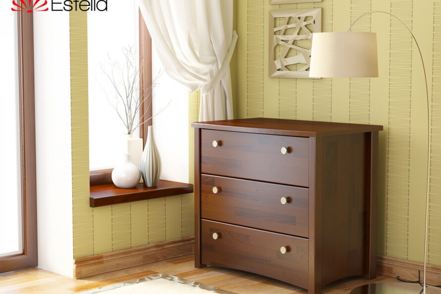 Комод Вега (Щит Бука) Колір Білий