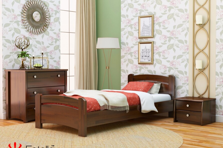 Ліжко підліткове Венеція (бук) Колір Білий