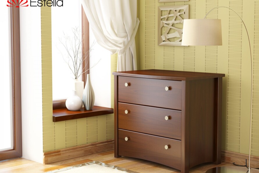 Комод Вега (Масив Бука) Колір Бук