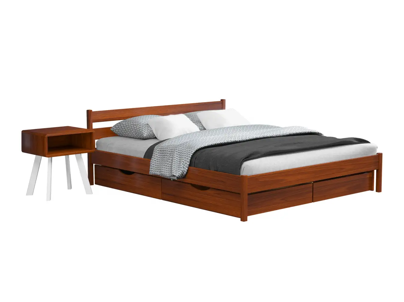 Кровать с дерева Нота Бене (бук) Цвет Венге