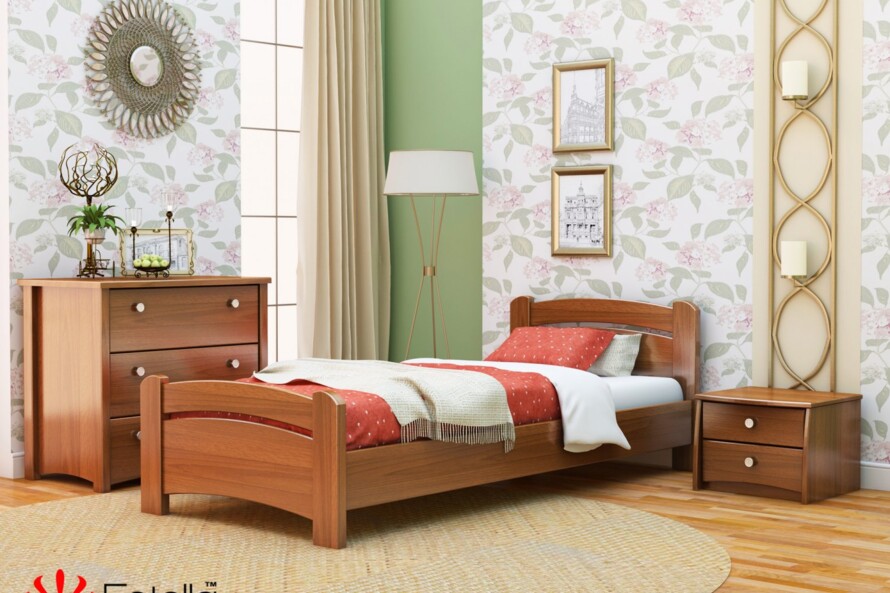 Кровать с дерева Венеция (бук) Натуральный