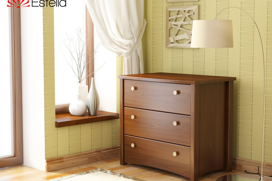 Комод Вега (Масив Бука) Колір Бук