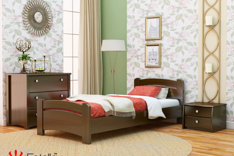 Кровать с дерева Венеция (бук) Натуральный