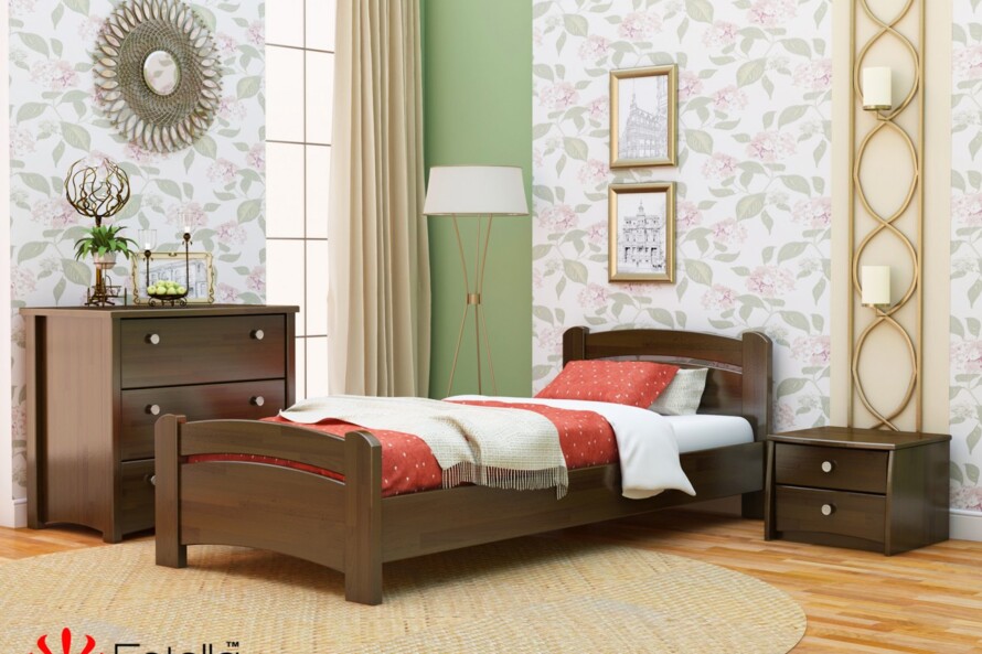 Ліжко підліткове Венеція (бук) Колір Білий