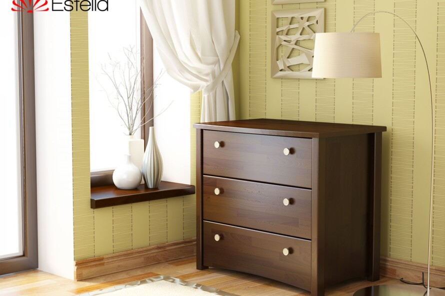 Комод Вега (Щит Бука) Колір Білий