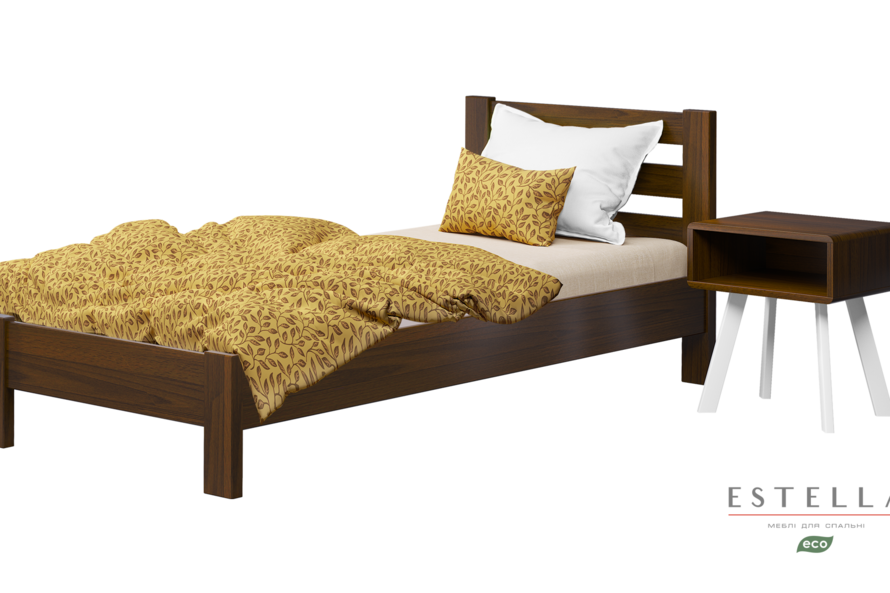 Ліжко дитяче Рената Люкс (бук) Колір Каштан