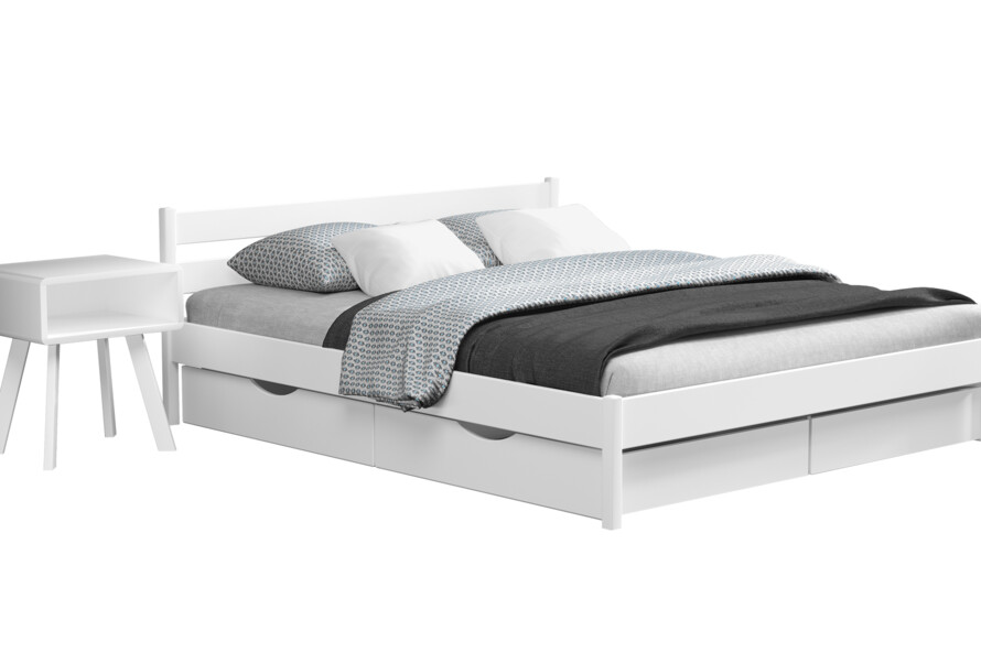 Кровать с дерева Нота Бене (бук) Ольха Темная