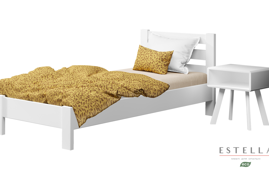 Ліжко дитяче Рената Люкс (бук) Колір Каштан