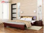 Дерев`яне ліжко Титан (бук) Колір Білий
