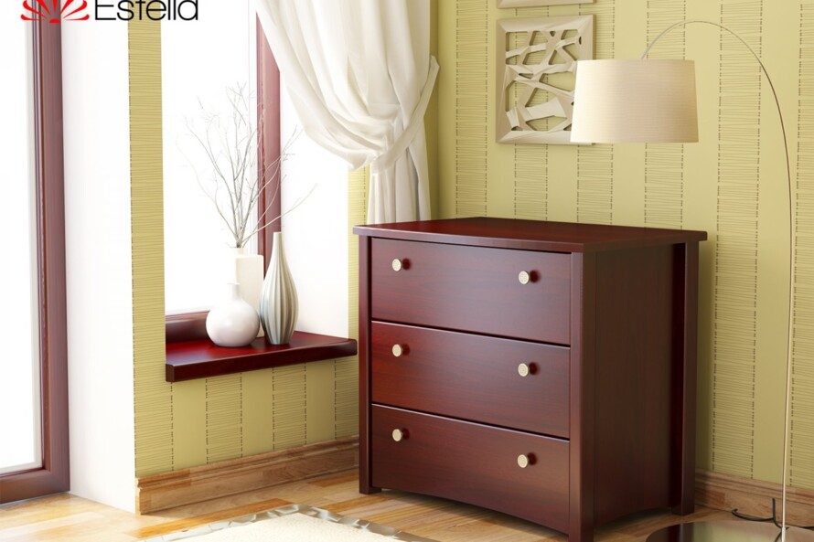 Комод Вега (Масив Бука) Колір Бук