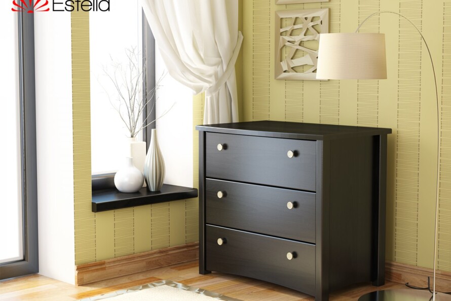 Комод Вега (Масив Бука) Колір Бук