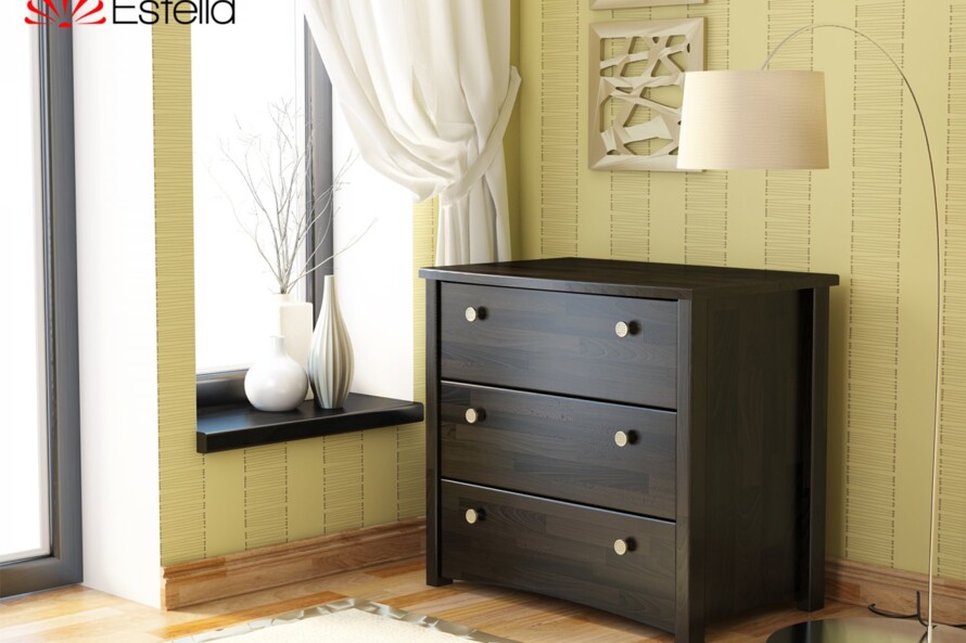 Комод Вега (Щит Бука) Колір Білий