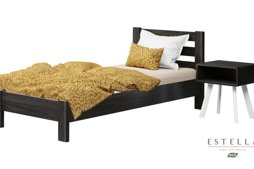 Ліжко дитяче Рената Люкс (бук) Колір Каштан