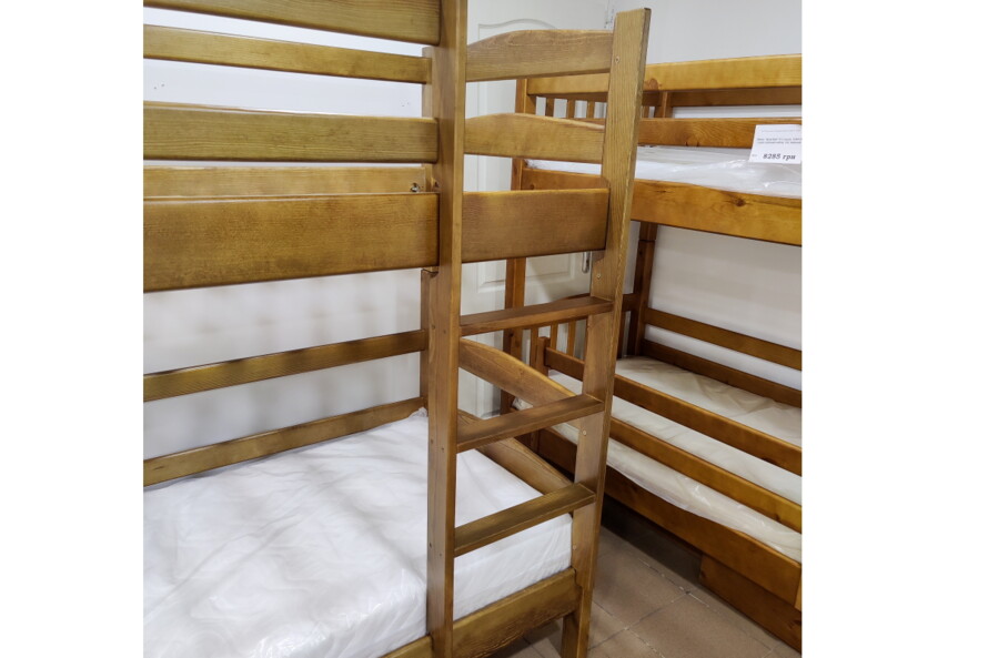 Ліжко двоярусне Вікторія (вільха) Тоноване