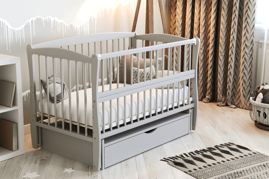 Кроватка детская Элит Цвет Белый