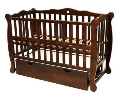 Ліжечко для малюків Natali (Наталі) Колір Горіх