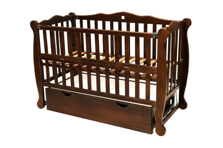 Ліжечко для малюків Natali (Наталі) Колір Горіх