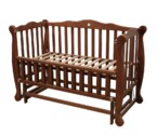 Ліжечко для малюків Natali (Наталі) Колір Горіх