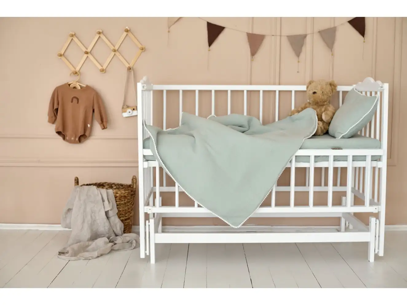 Кроватка детская Ангелина Цвет Белый Кроватка детская Ангелина Цвет Белый