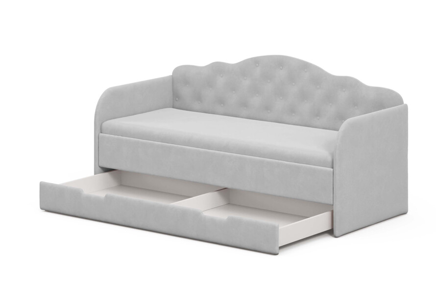 Кровать с мягкой спинкой Мелиса / Melisa