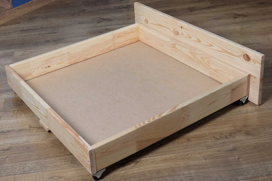 Дитяче дерев`яне ліжко з бортиком Сімба Сосна