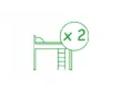 Переглянути Ліжко горище для двох дітей