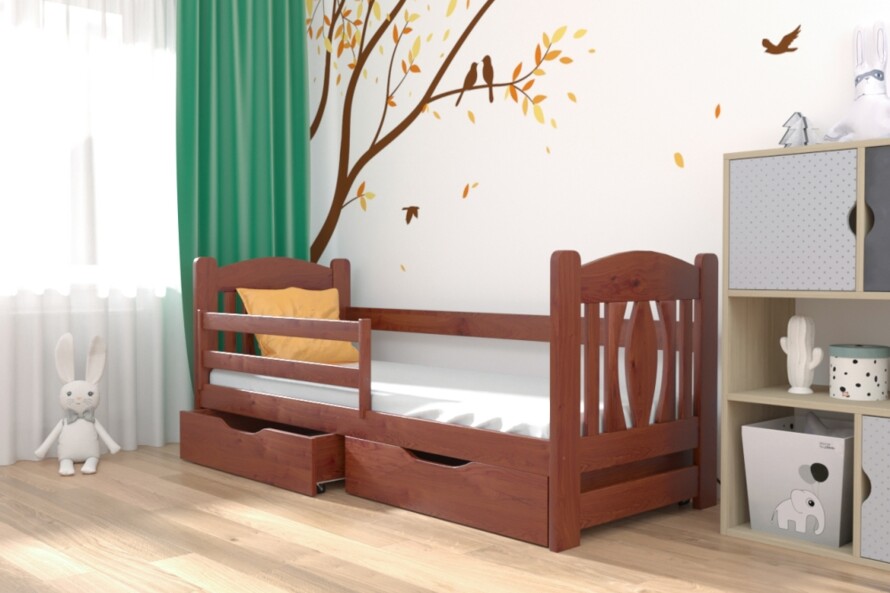 Дитяче ліжко Оскар (бук) Тонований