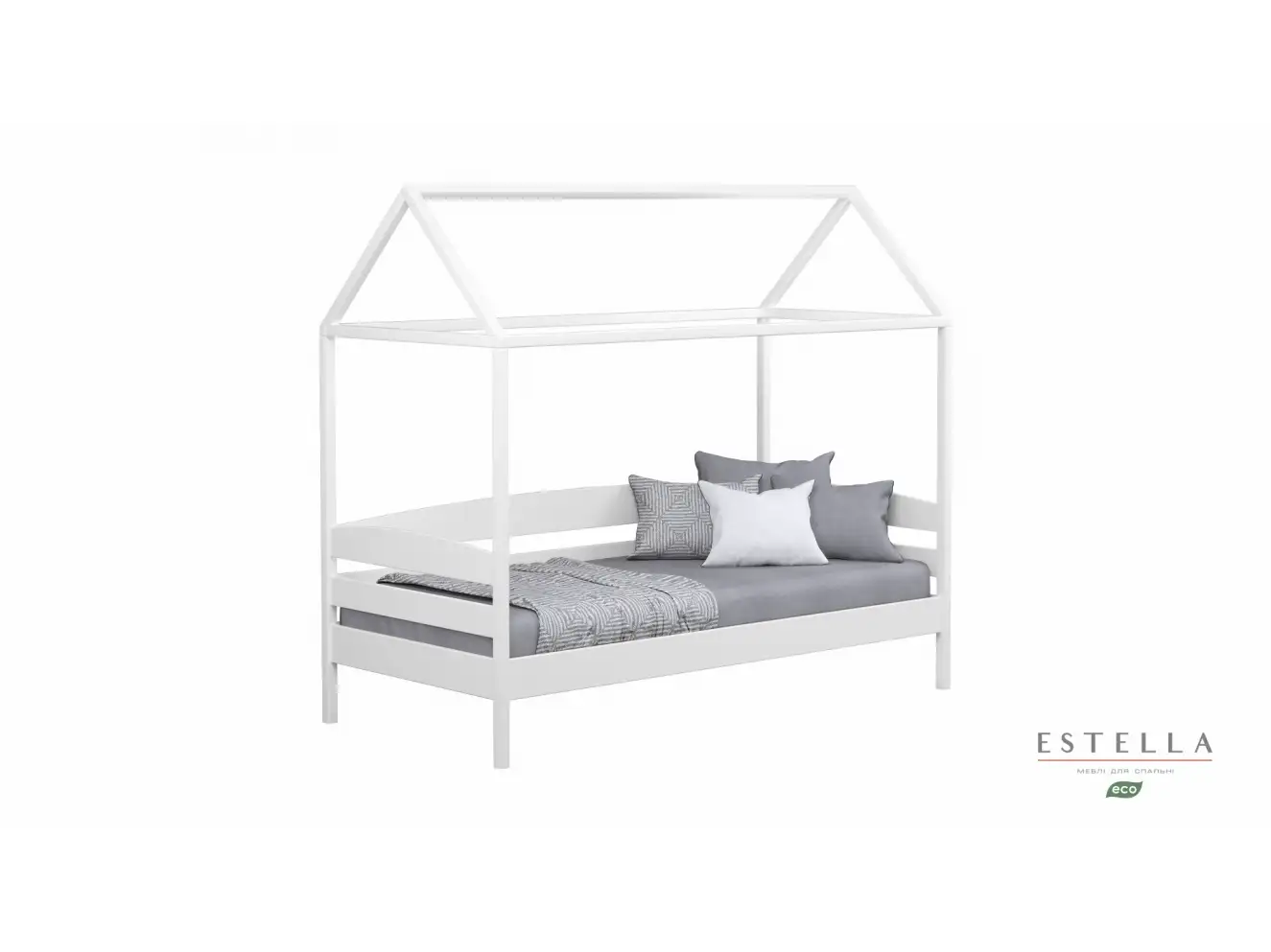 Дитяче ліжко будиночок Аммі ПЛЮС (бук) Колір Венге