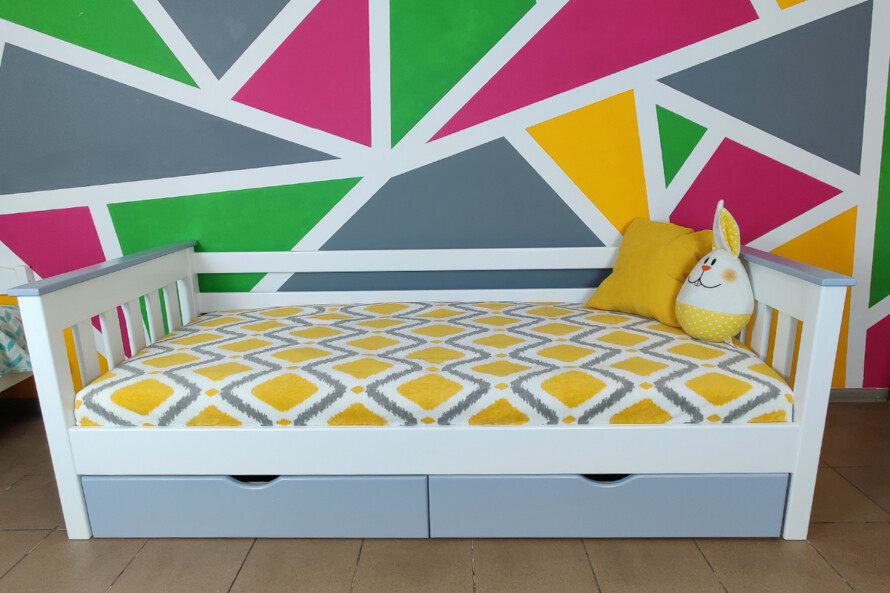 Дитяче ліжко з дерева Скандинавія Літл Колір RAL