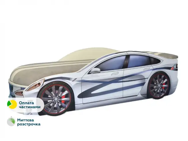 Детская кровать машина Люкс Тесла / LUXE Tesla
