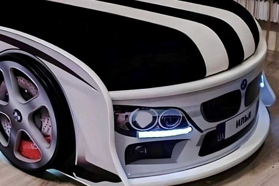 Ліжко машина для дівчинки Люкс АУДІ / LUXE AUDI