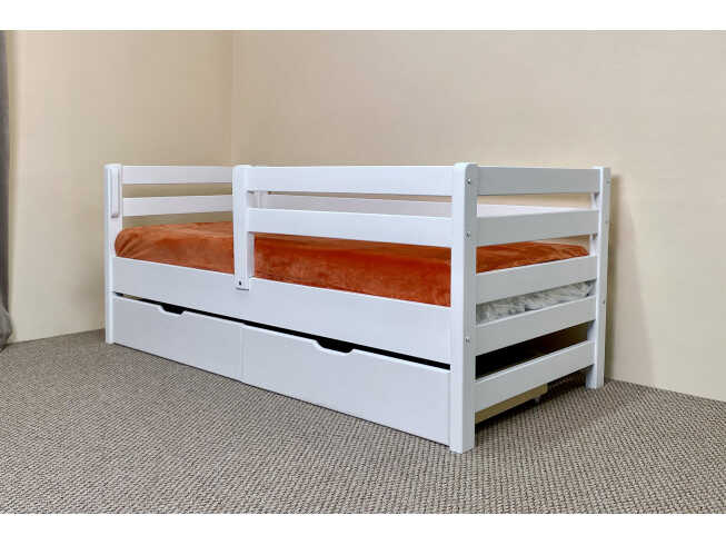 Ліжко Аврора (масив бука) Колір RAL (білий, сірий, айворі)