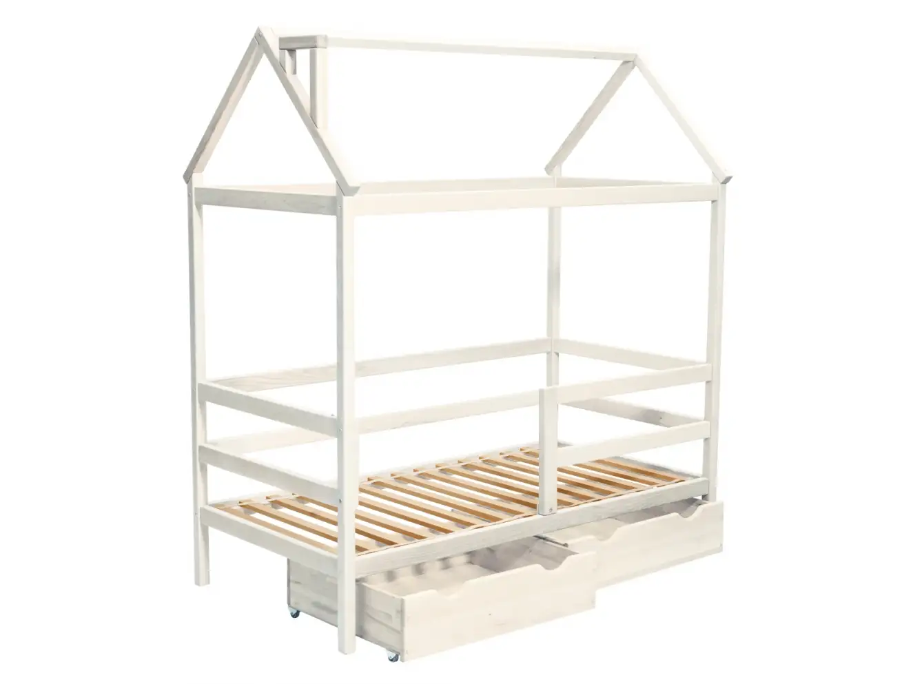 Кровать Домик с бортиком Терри (бук) Цвет RAL