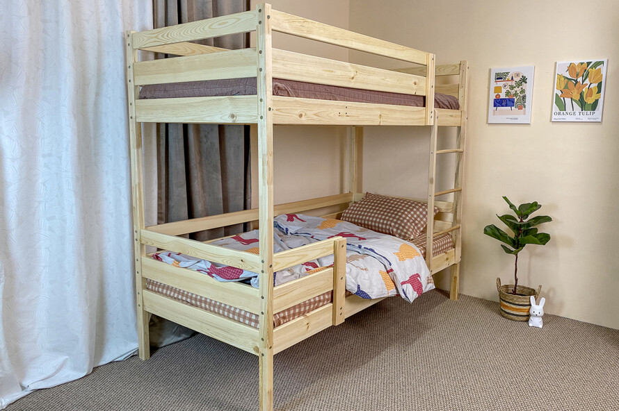 Детская двухъярусная кровать Симба ДУО сосна