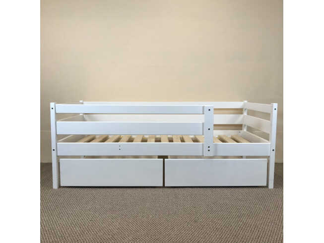 Ліжко Сімба Сосна Колір Білий (розмір спального місця від 90x170)