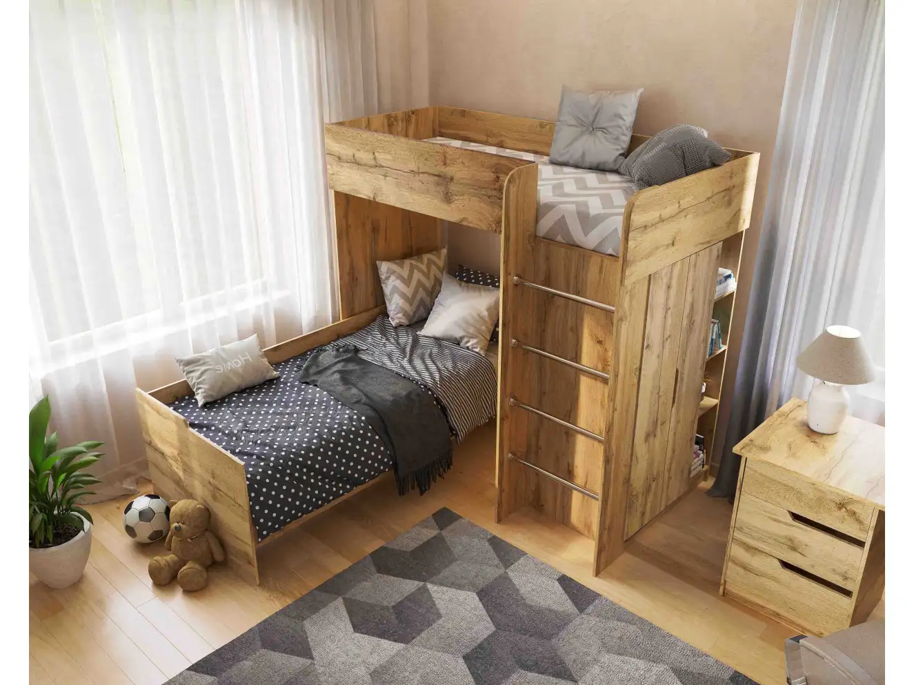 Ліжко Горище №3 / Bedroom 3 Ліжко Горище №3 / Bedroom 3