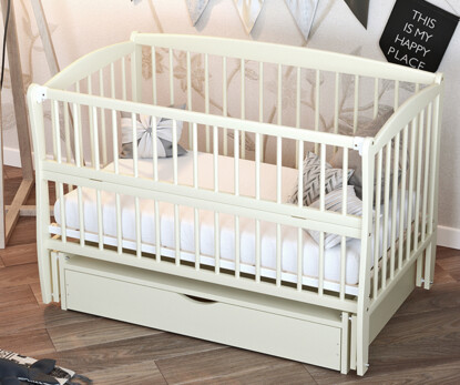 Ліжечко дитяче Еліт Колір Слонова Кістка